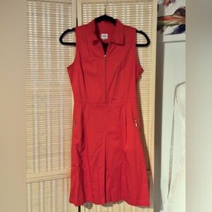 Armani Collezioni Vibrant Red Midi Dress